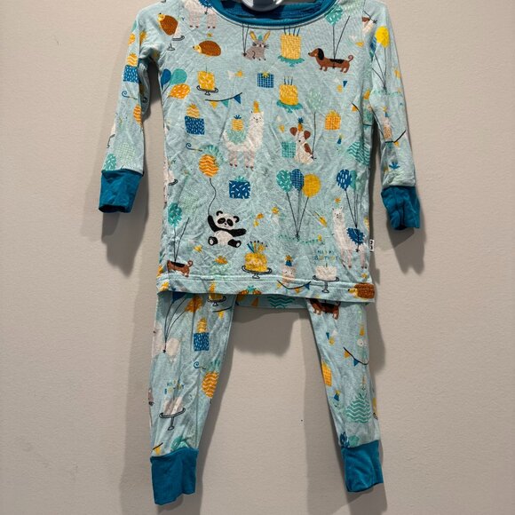Little Sleepies Party Animal 2 piece PJ set - Picture 1 of 3